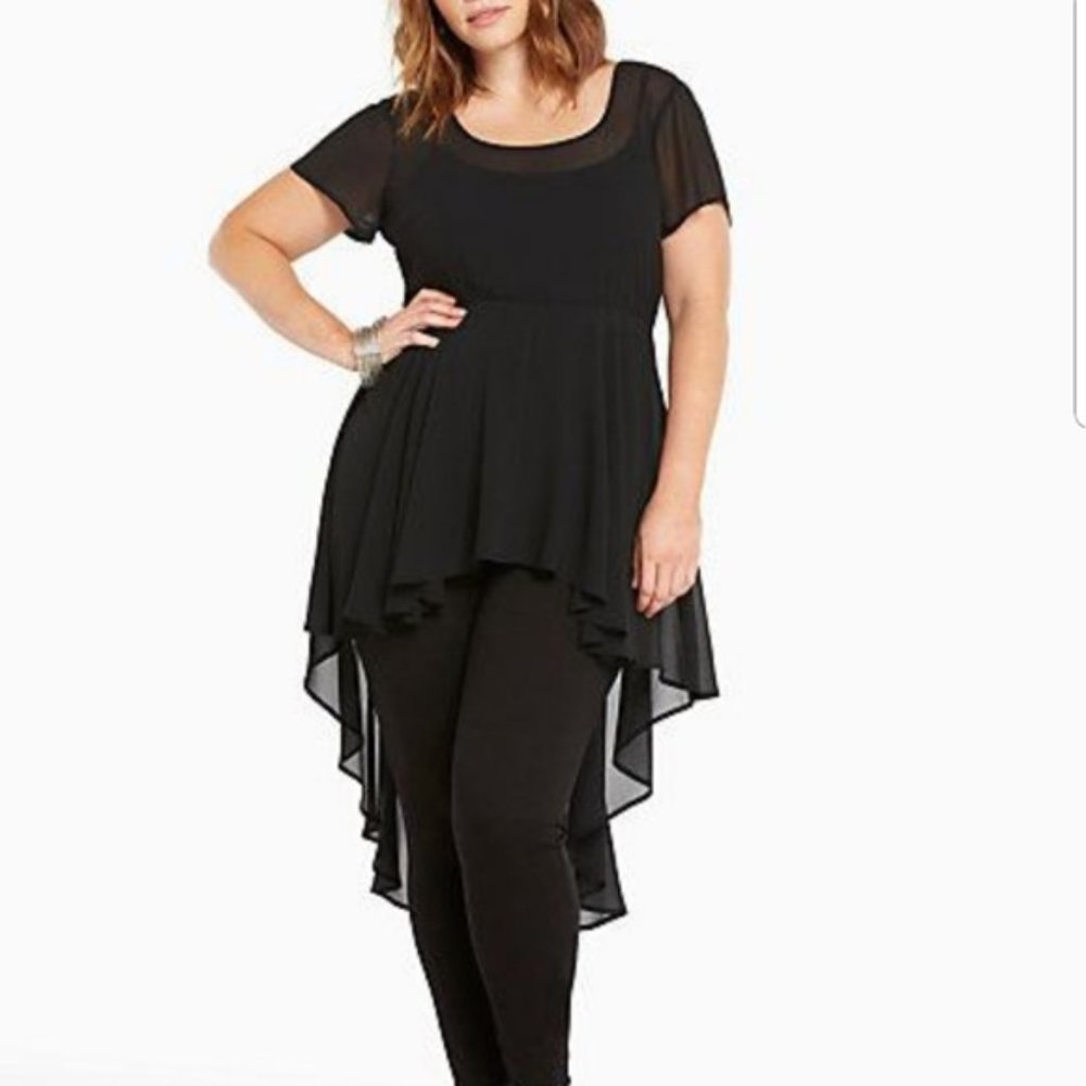 Torrid mesh high low tunic